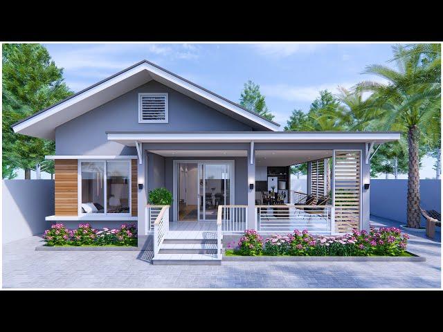 Small House Design | 9m x 9m with 3Bedrooms (Lovely house)