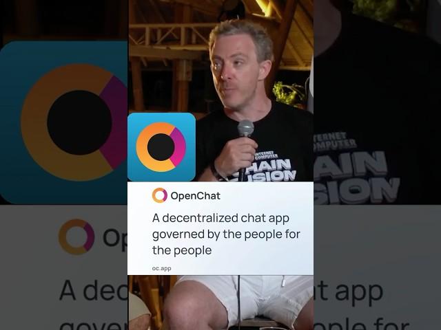 OpenChat on ICP - Send crypto FAST and EASY (1-sec finality) #icp #crypto #openchat