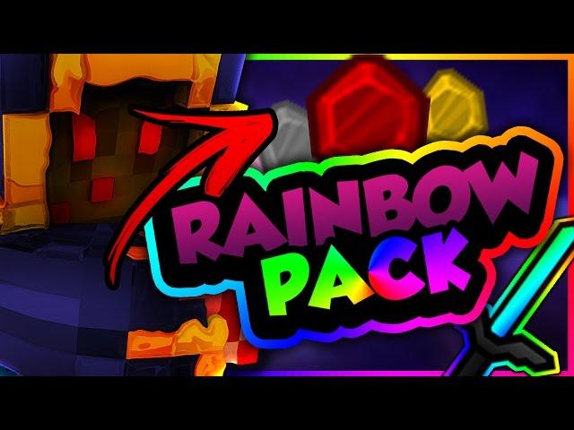 RAINBOW RUSH  RESSOURCE PACK PVP NO LAG (1.7/1.8/1.9/1.10)