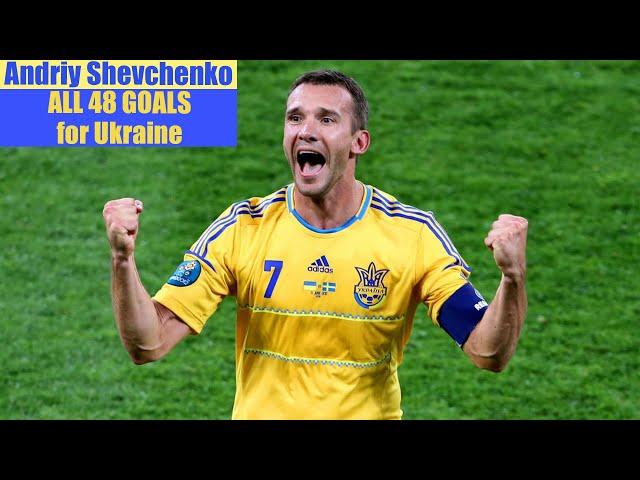 Andriy Shevchenko ◉ All 48 Goals for Ukraine 