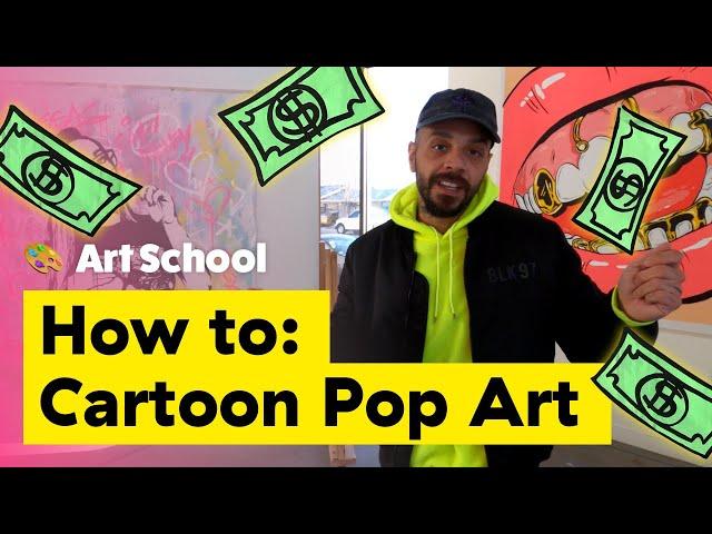 How to paint, money style Pop Art!