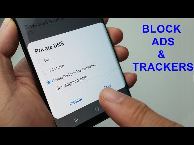 How To Setup Private DNS On Android to Block Trackers