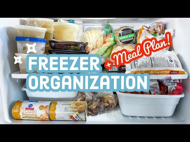 FREEZER CLEANOUT MEAL PLAN | Freezer Organization Ideas