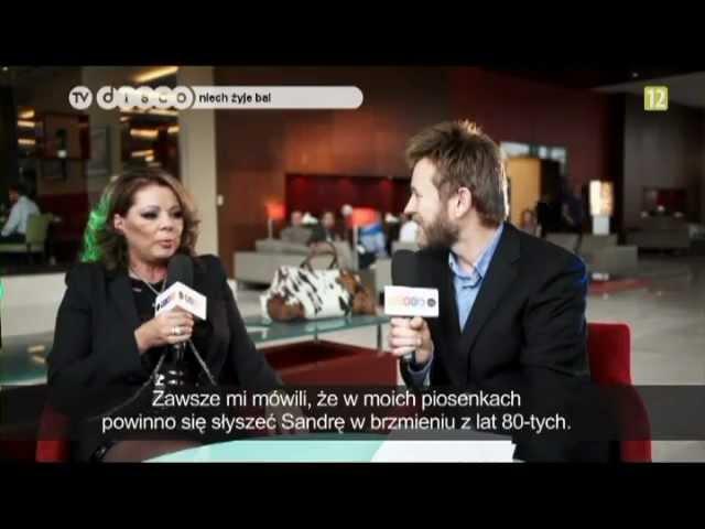 Sandra Interview  at Disco