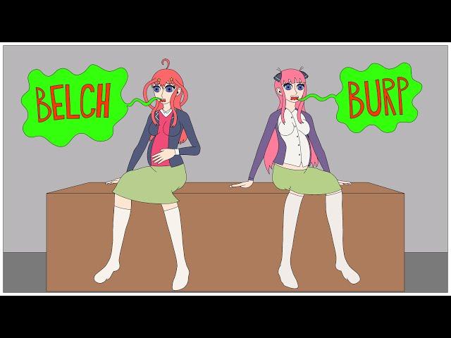 Quintessential Quintuplets Burp Animation (trade)