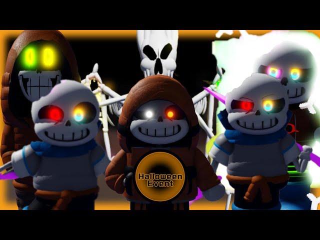 [Undertale legacy Fight timeline 3] - [Halloween Sans/Dusttrust P1~4/DustSwap Papyrus- Showcase]