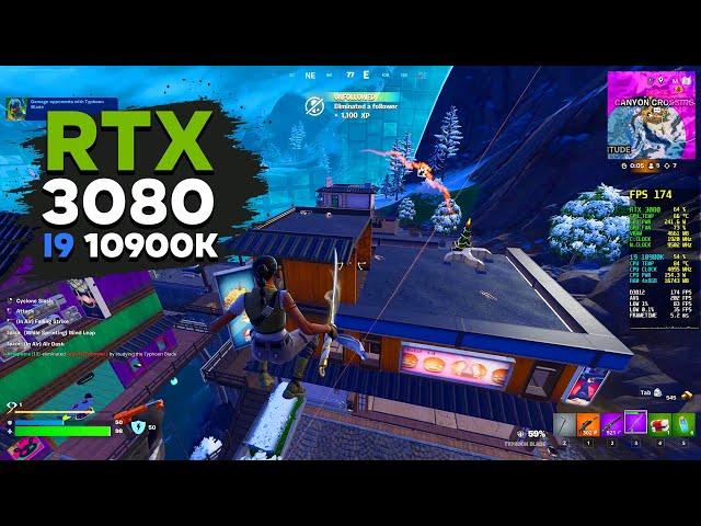 Fortnite - RTX 3080 10GB ( 1440p Low Settings | DLSS Quality )