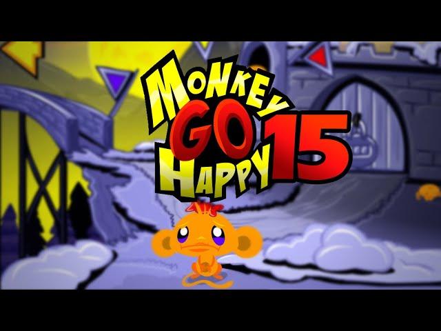 Игра "Счастливая Обезьянка 15" (Monkey GO Happy 15) - прохождение