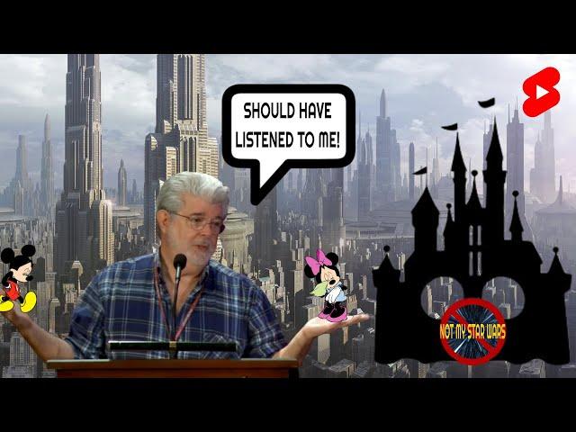 George Lucas Explains Why Disney STAR WARS Failed #Shorts #YouTubeShorts #ShortsYouTube