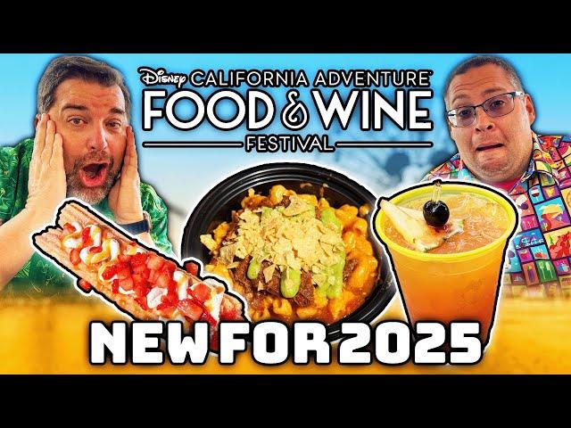 Tom & Eric TRY EVERYTHING NEW at Disney California Adventure Food & Wine Festival 2025