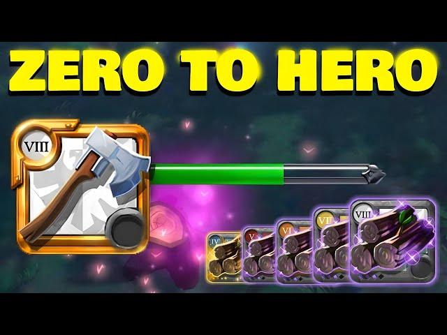 ZERO TO HERO Gathering Wood Axe - Albion Online Guide