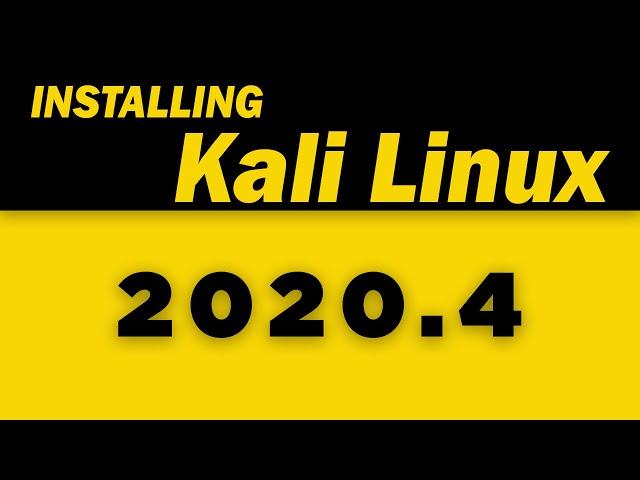 Installing Kali Linux 2020.4 on VMware Workstation Player 16 Guide 2021