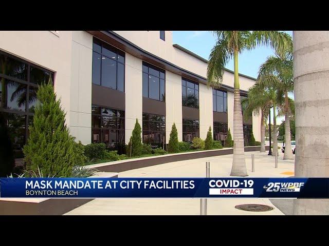 City of Boynton Beach requiring face masks in city buildings again