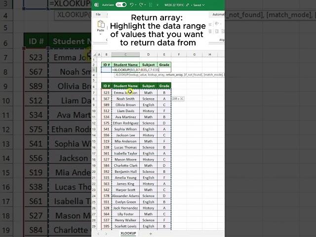 XLOOKUP: The Fastest Way to Find Data!