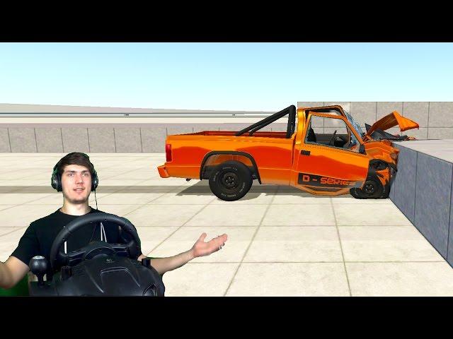 НЕУДАЧНЫЙ ДРИФТ BeamNG Drive + РУЛЬ (Logitech Driving force GT)