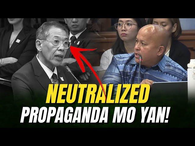 DIOKNO HARAPANG NASUPLAK ni SEN. BATO sa PROPAGANDANG "NEUTRALIZATION" RISA NASUPLAK DIN!