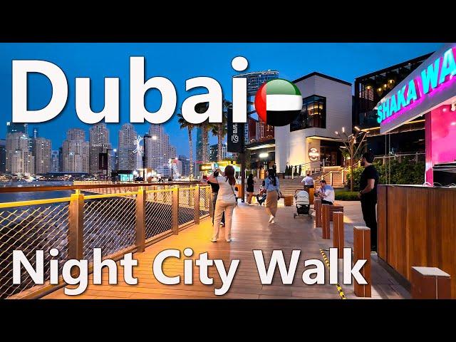 Real Dubai 2024! The best city in the world | Best Night Walking Tour 4K 