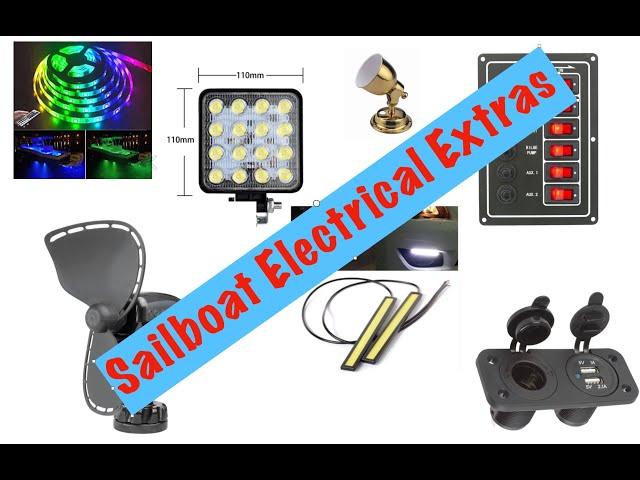 Fitting Sailboat Extras. How to put those personal electrical touches on you boat by yourself.