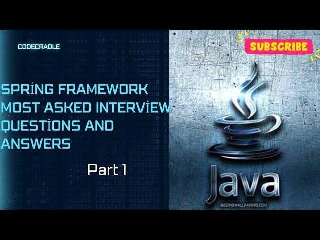 Spring Framework Most Asked Interview Questions and Answers | Spring | Spring interview questions