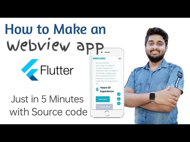 Webview in Flutter | How to make webview app in flutter.