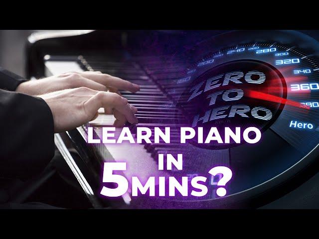 Learn To Play Piano In 5 min - Zero to Hero