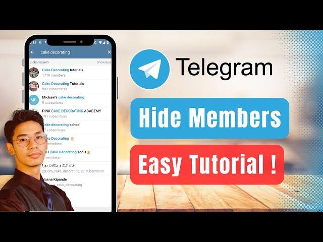 How to Hide Members in Telegram Group !