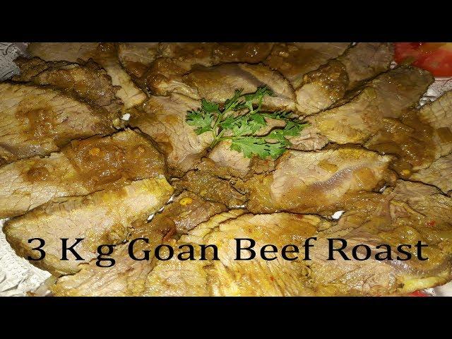 Goan Beef Roast Recipe | How to make goan beef roast | Goan Recipes | Cooking Addiction Goa.