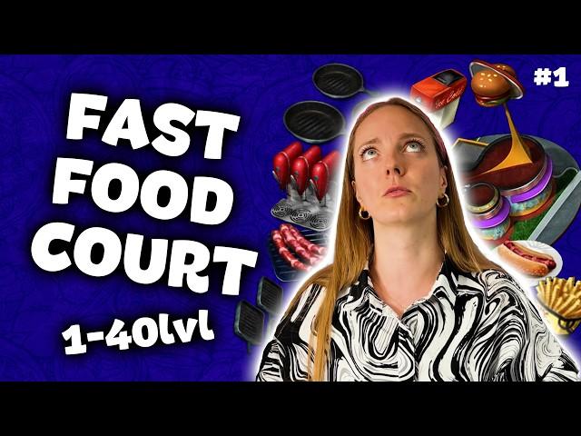 COOKING FEVER GAME #1 | FAST FOOD COURT 