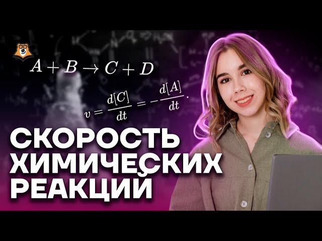 Все о скорости химической реакции | Химия ЕГЭ 10 класс | Умскул