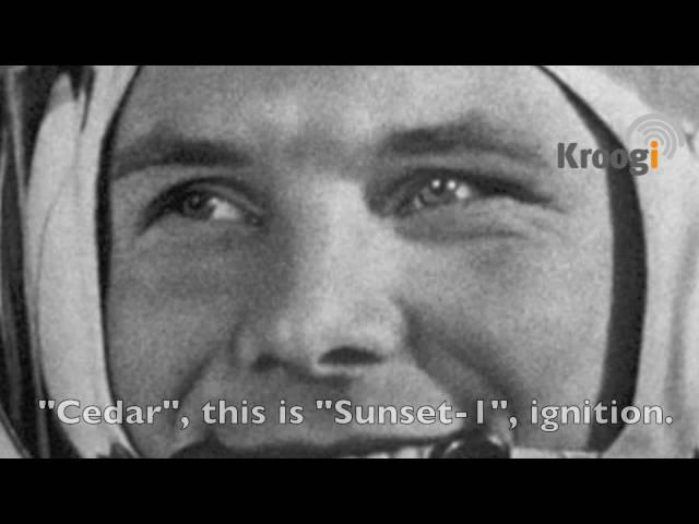 Radio communications between Yuri Gagarin, Sergei Korolev and Ground Control