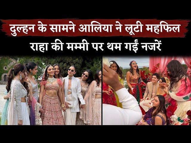 Alia Bhatt Gorgeous Indian-Western And Boho-Chic Look In Friend's Wedding in Spain