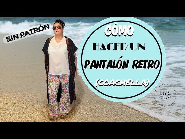 Cómo hacer un pantalón retro tipo Coachella