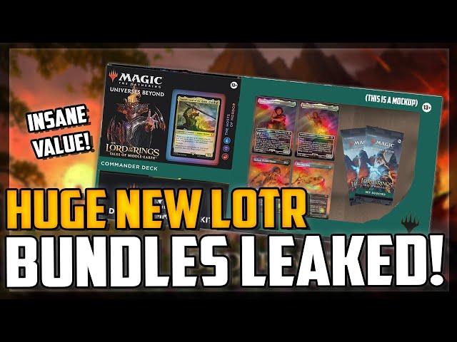 Leaked New Lord of the Rings Bundles! Which LotR Commander Precon To Buy!!- Magic: The Gathering