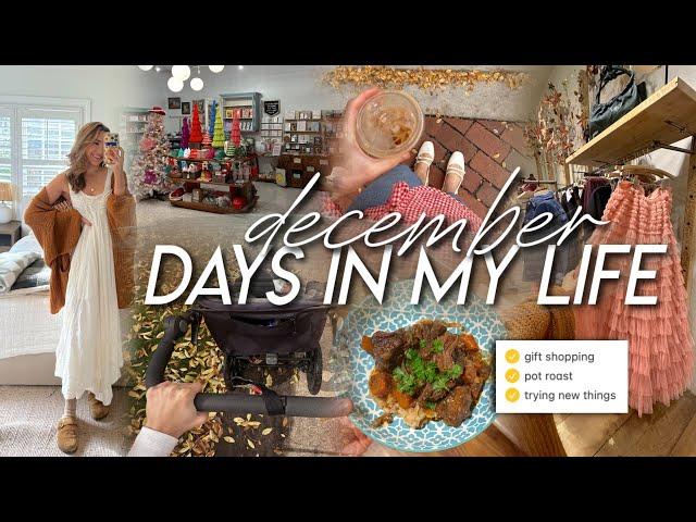 DAYS IN MY LIFE | Christmas shopping, gifts I’m giving, cooking a pot roast, trying new things 