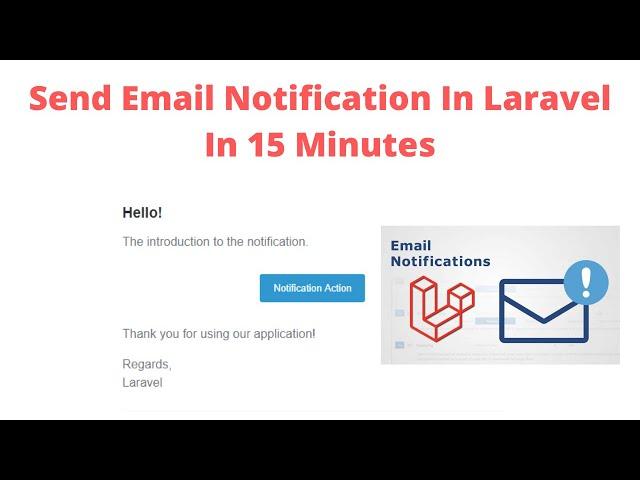 How To Send Email Notification In Laravel Tutorial