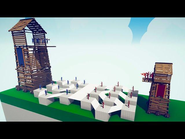 New Map Tournament With Towers | Totally Accurate Battle Simulator TABS