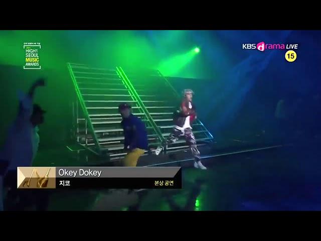 Soul Music Award (SMA) 2017 - ZICO ft. Mino Okey Dokey moment