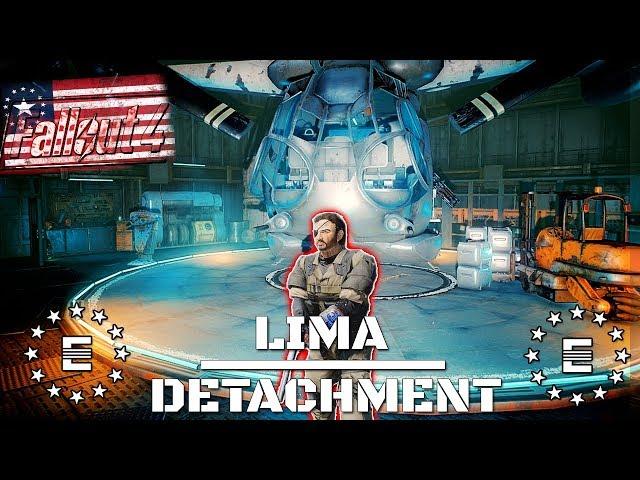 Fallout 4 - LIMA DETACHMENT - Epic Enclave Quest & Themed Bunker Player Home