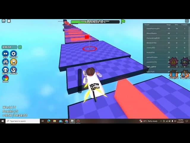 beating all the levels in obby but your on a bike:episode 1