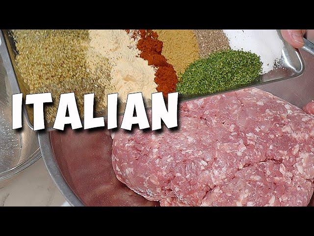 ITALIAN Sausage Mix All About the Seasoning and Taste