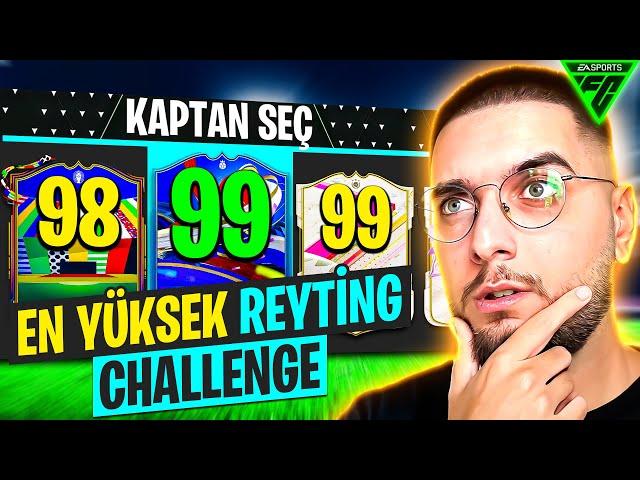 EN YÜKSEK REYTİNG Draft Challenge! DÜNYA REKORU GELİYOR MU YOKSA?! | EA FC 24 DRAFT