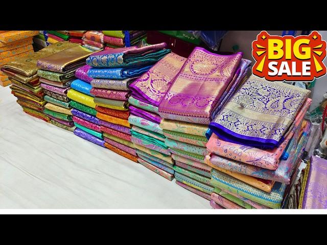 పట్టు చీరలు పెండ్లి సీజన్ ఆఫర్ Wholesale Price Single Delivery Wedding Kanchi Pattu Sarees