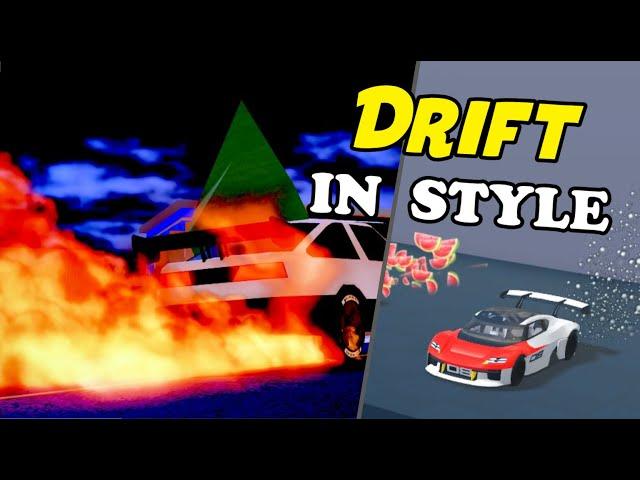 DRIFT in STYLE! Jailbreak New FIRE Feature! (Roblox Jailbreak)