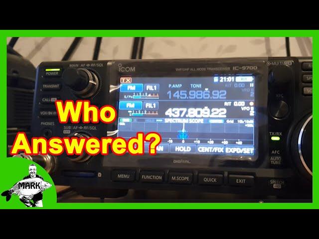 I called CQ through the ISS Ham Radio Satellite Repeater but who answered?