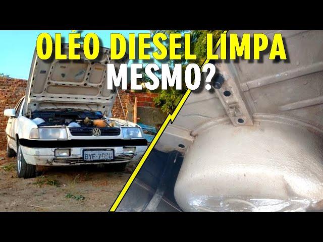  LAVANDO MOTOR COM OLÉO DIESEL. FUNCIONA ?