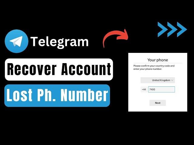 How to Recover Telegram Account Lost Phone Number