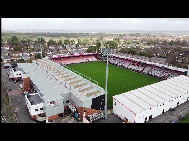 AFC Bournemouth by Drone the Vitality Stadium