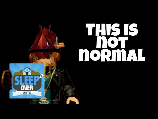 Roblox's most perfectly normal sleepover (sleepover #1)
