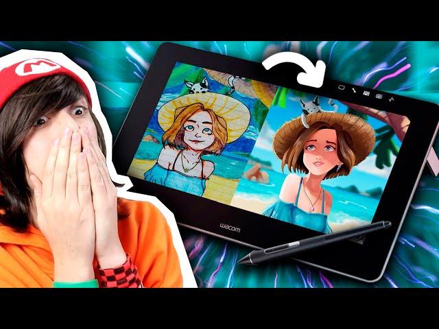 REDIBUJANDO DIBUJOS DE SUSCRIPTORES 2 - UNBOXING WACOM CINTIQ PRO 13 + SORTEO!