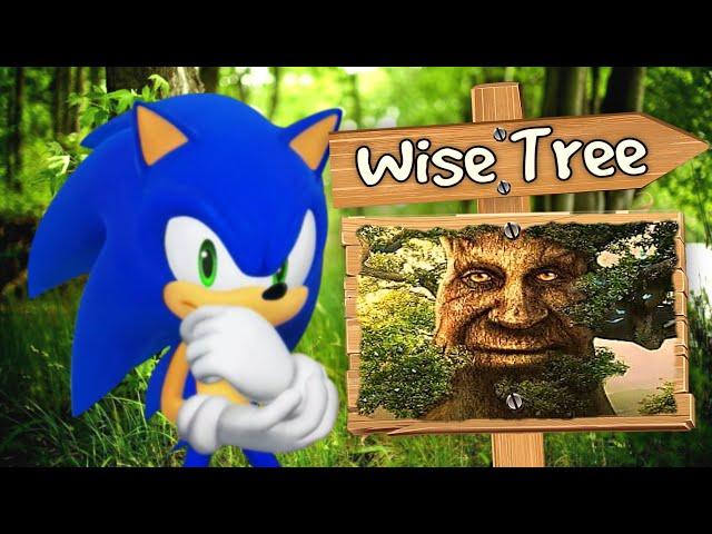 Sonic visits the Wise Mystical Tree